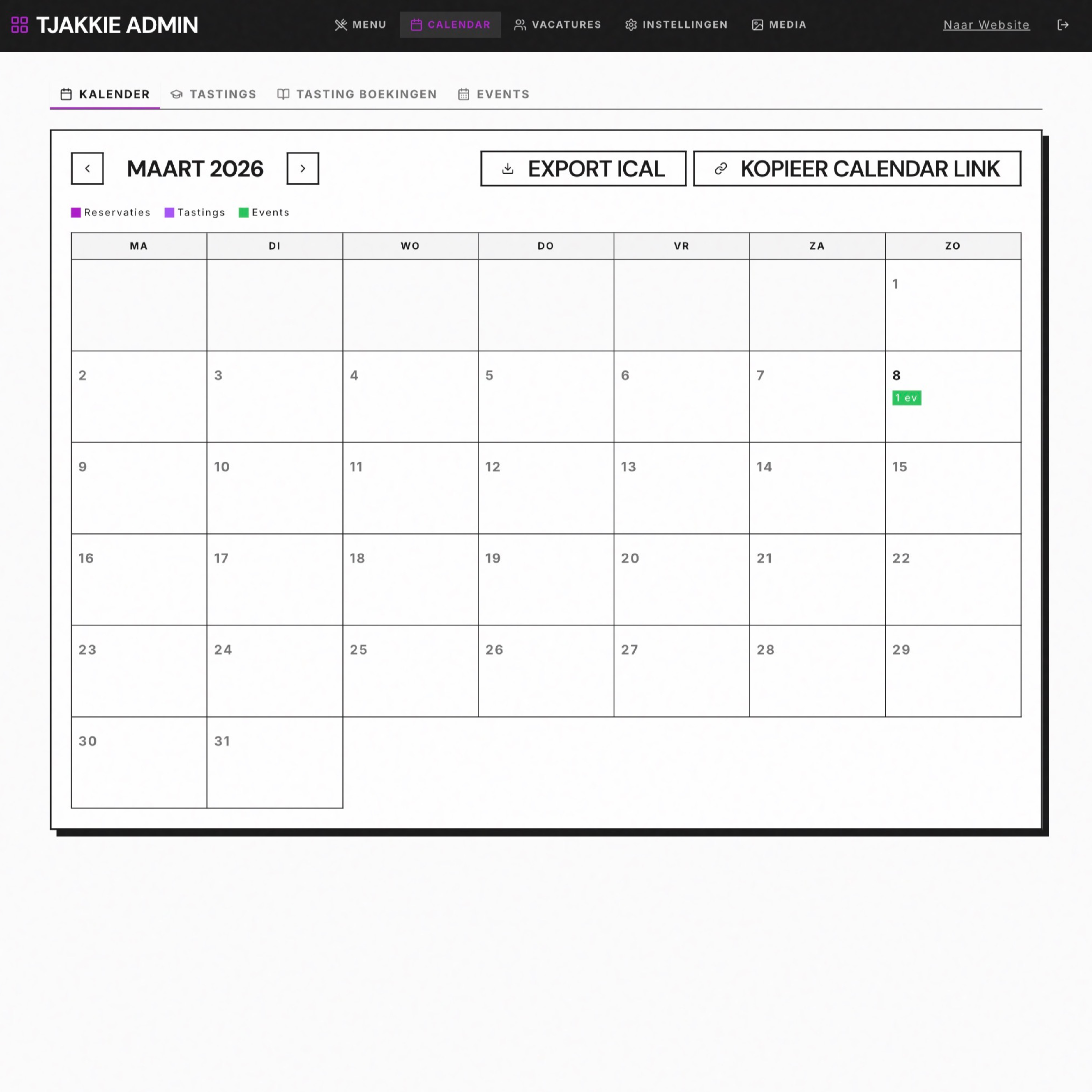 Seamless reservation flow