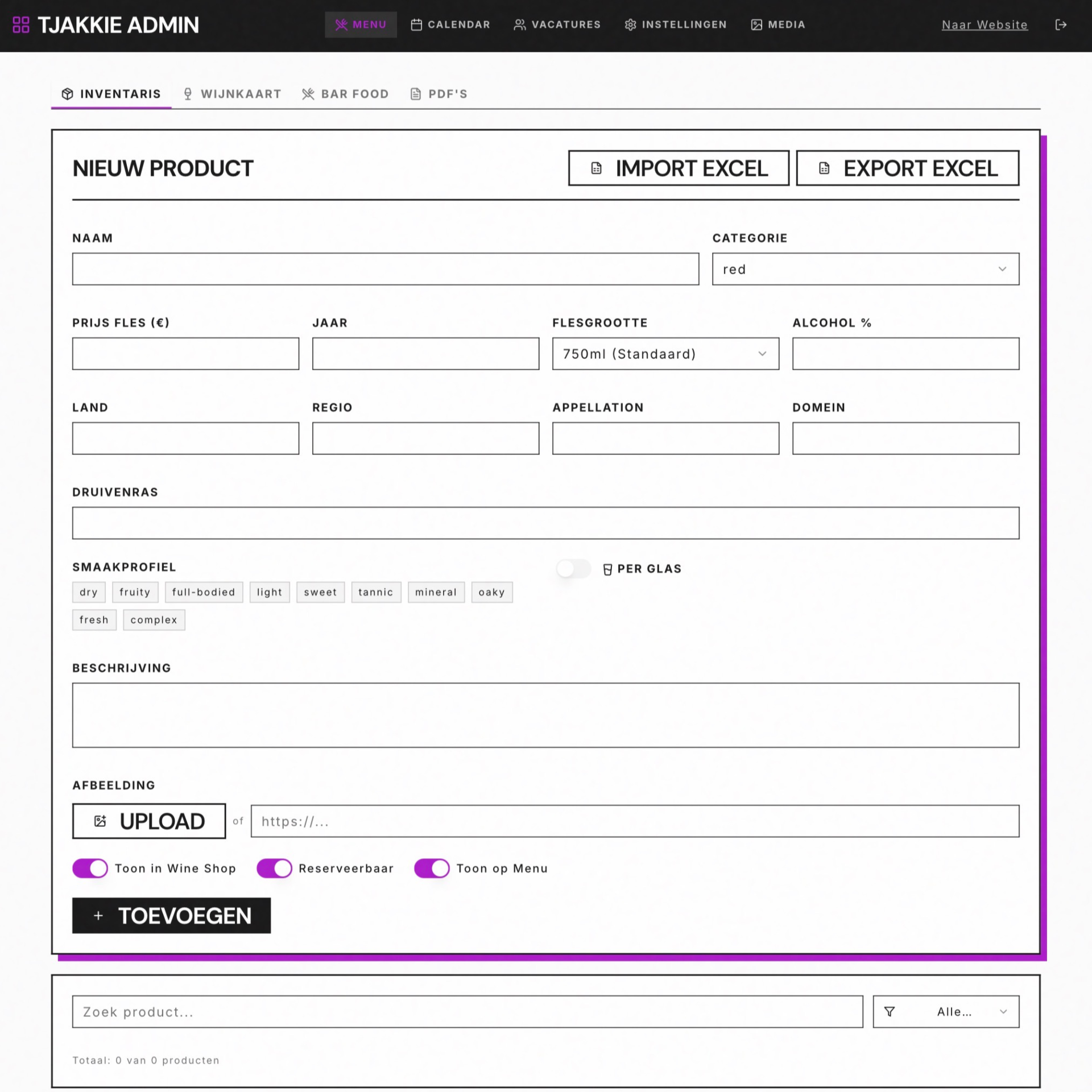 Real-time inventory at a glance