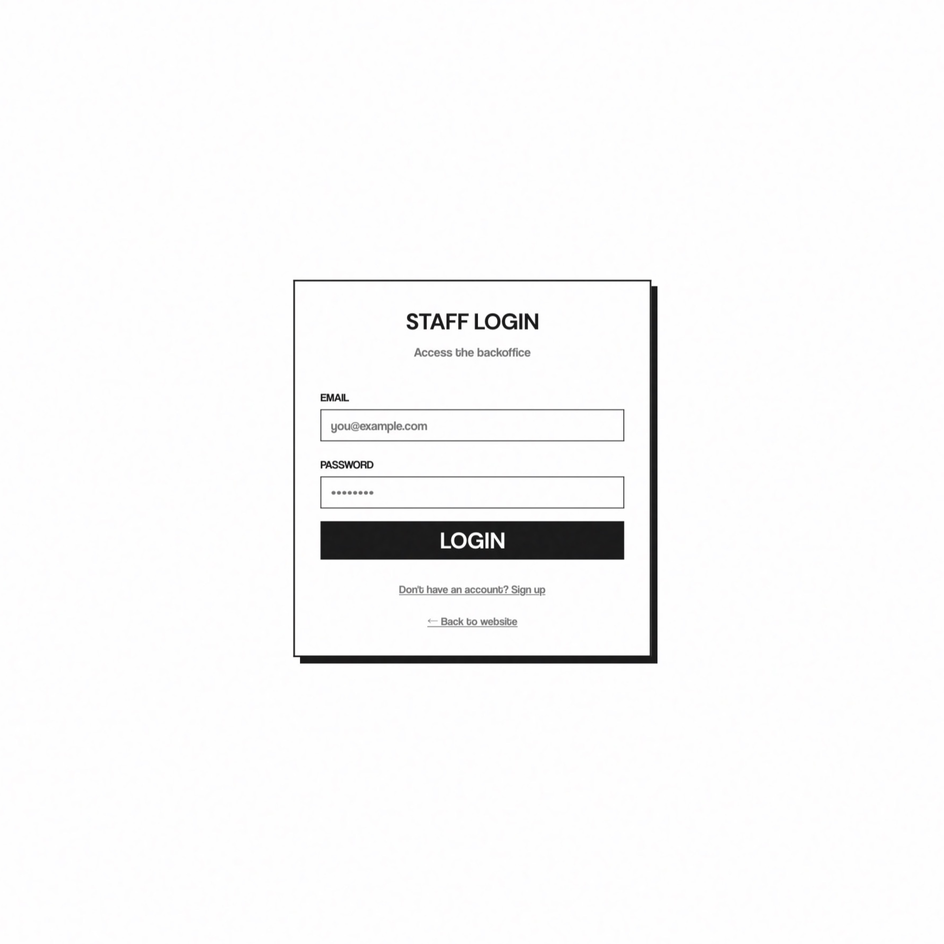 Login